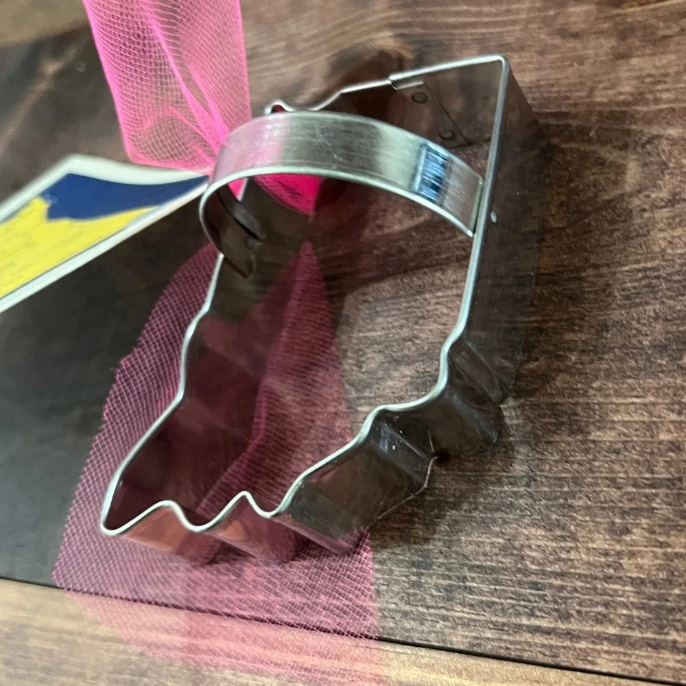 Ann Clark Indiana State Cookie Cutter Tin Plated Steel 4 Inch Made in USA New